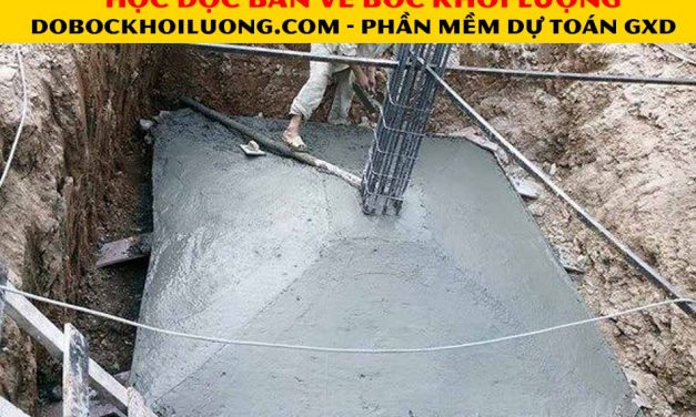 Học đọc bản vẽ qua thiết kế 2D mô hình 3D và ảnh chụp cổ móng